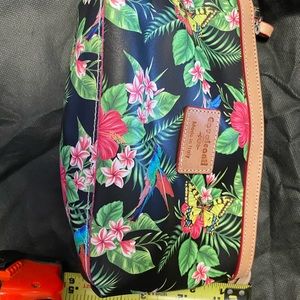 Used once leather wristlet